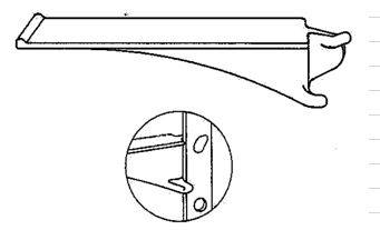 NOB-LOCK CABLE RACK Dim Drawing Image