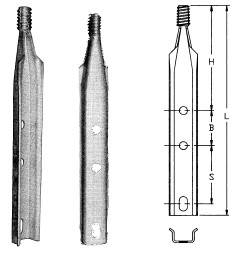 TDG Pole Top Pins Dim Drawing Image