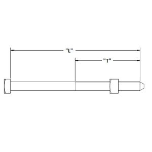 1/2 Inch Diameter - Minimum Tensile Strength 8,500 Lbs. Dim Drawing Image