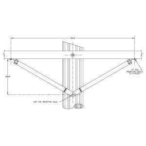 Sizing Information Dim Drawing Image