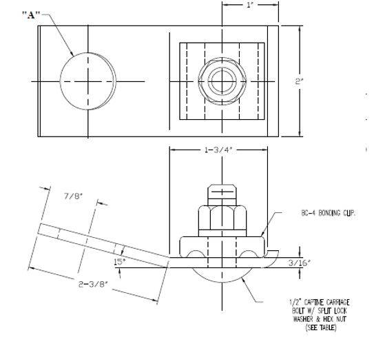 Bonding Clip Dim Drawing Image