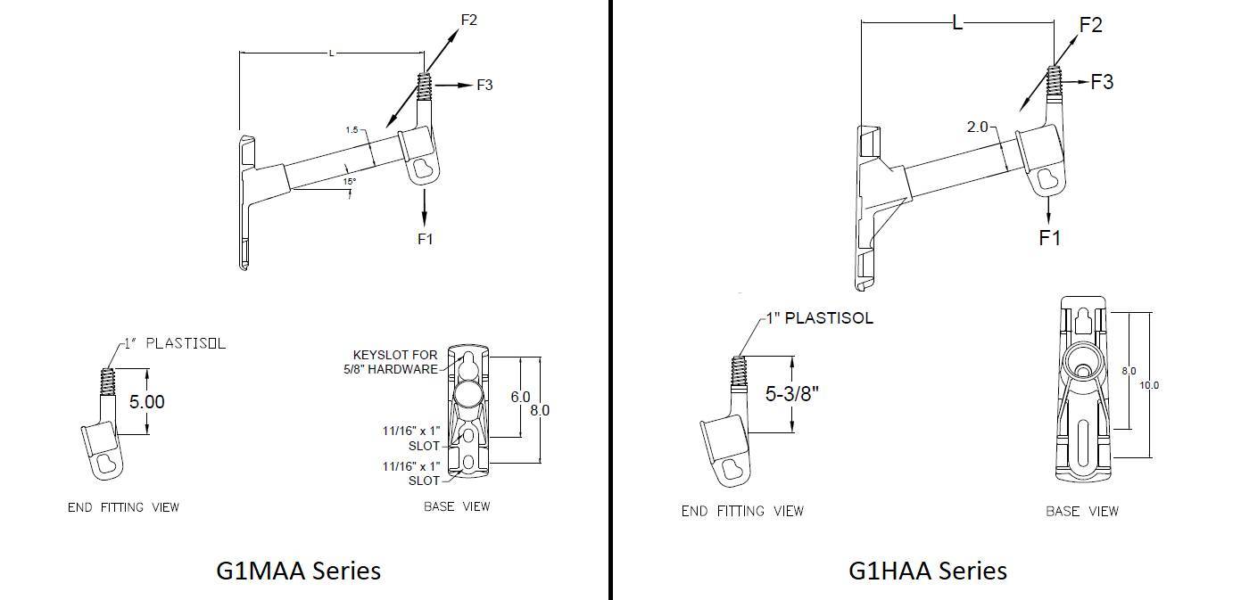 Single Phase - Vertical Dim Drawing Image