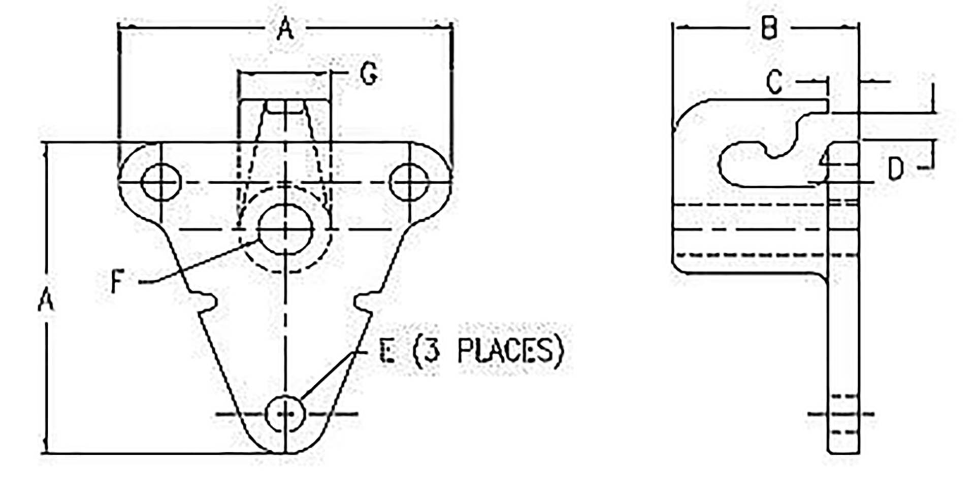 U2395 Dim Drawing Image