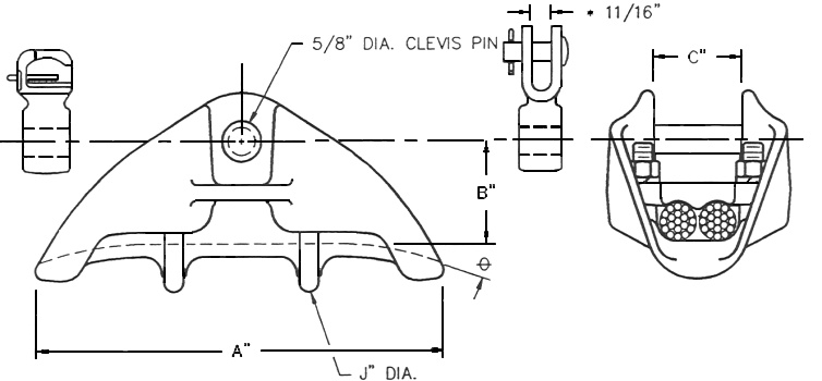 Min. Ultimate Pounds-25,000 Dim Drawing Image