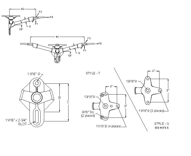 Three Phase - Triple Position Dim Drawing Image