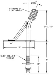 J215 Dim Drawing Image