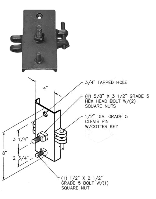 SF-TEL-8 Dim Drawing Image